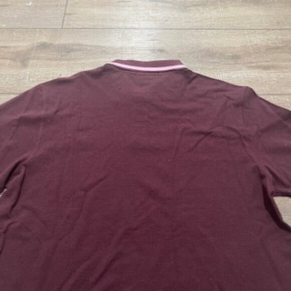 NEW Scotch And Soda Burgundy Cotton Polo Shirt Golf Men’s Size Large NWT‎ - Picture 12 of 12